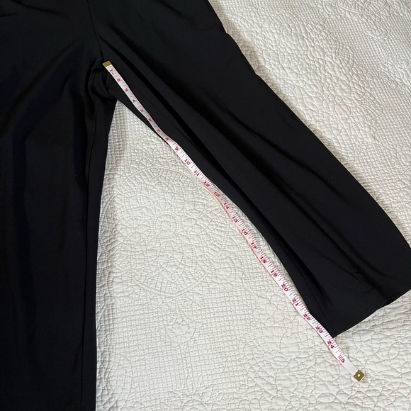 Calvin Klein black cropped jumpsuit - Picture 3 of 8